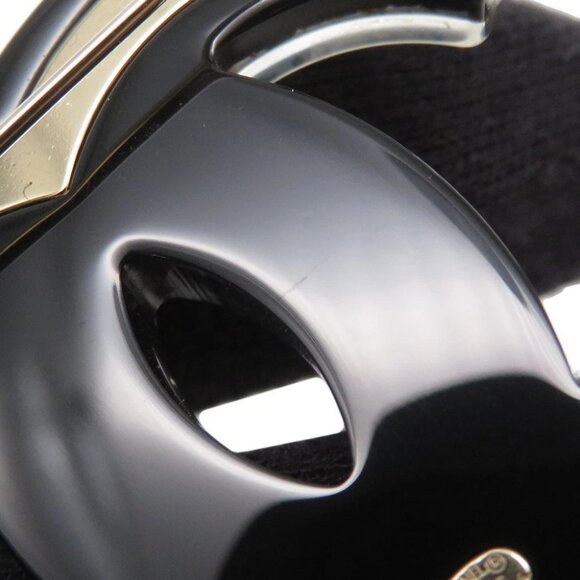 CHANEL CC Logo Star Brooch Plastic/Metal/Rhinestone Black/Multicolor - Picture 5 of 9